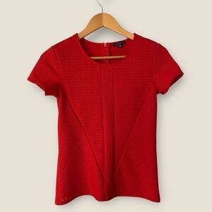 DYNAMITE Red Short Sleeve Top